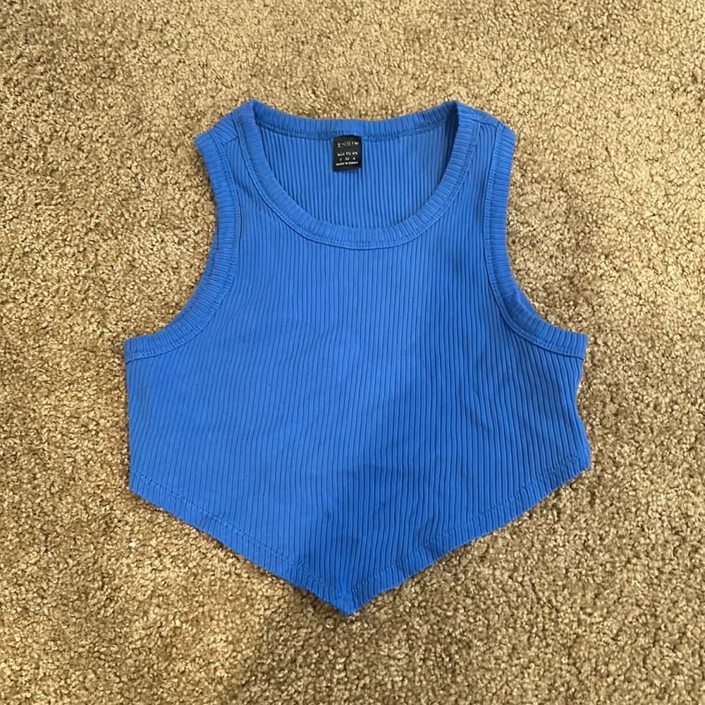 shein blue top size small